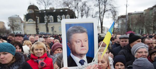 Встреча П. Порошенко с избирателями Встреча П. Порошенко с избирателями - Sputnik Lietuva