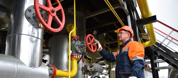 Газодобывающее предприятие компании Укргаздобыча в Стрыйском районе Львовской области, архивное фото - Sputnik Литва