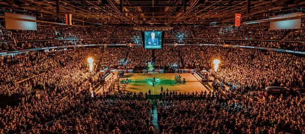 Стадион Каунас Арена во время матча Жальгириса, 23 марта 2019 года - Sputnik Литва