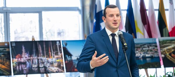 Министр экономики Литвы Виргиниюс Синкявичюс, архивное фото Министр экономики Литвы Виргиниюс Синкявичюс, архивное фото - Sputnik Литва