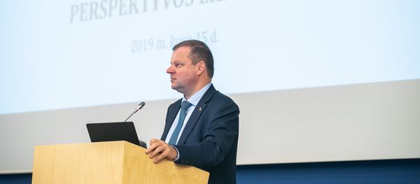 Премьер-министр Литвы Саулюс Сквернялис, архивное фото - Sputnik Литва