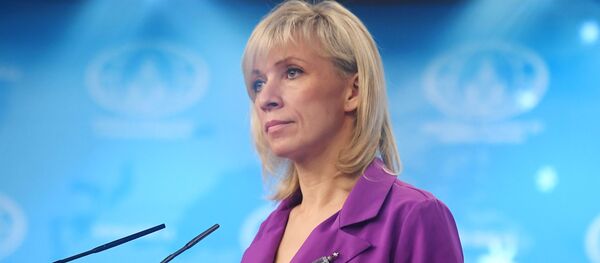 Официальный представитель МИД России Мария Захарова, архивное фото Официальный представитель МИД России Мария Захарова, архивное фото - Sputnik Lietuva