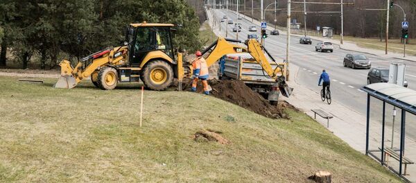 Ремонт коммуникаций Ремонт коммуникаций - Sputnik Lietuva