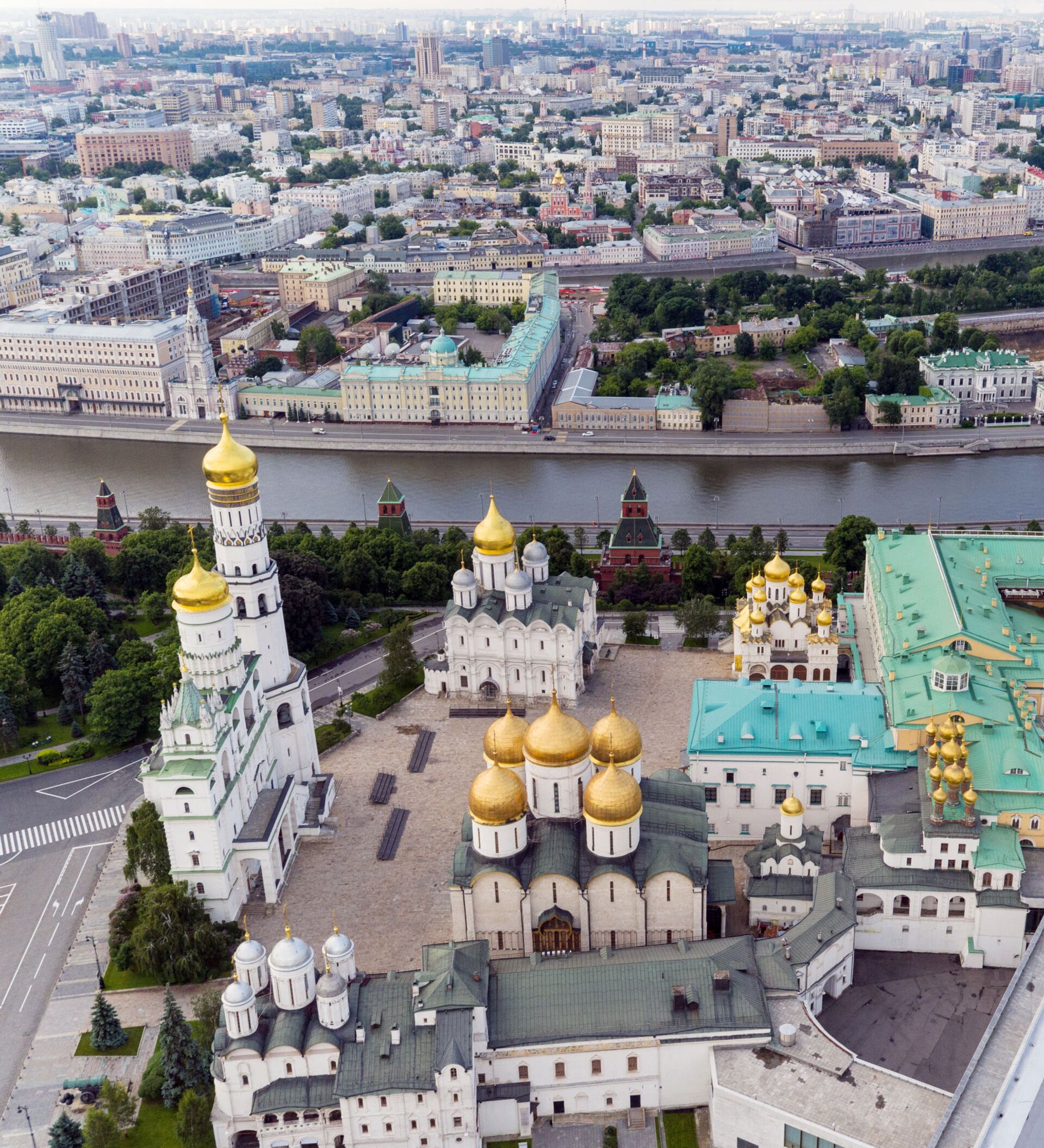 москва кремль сверху