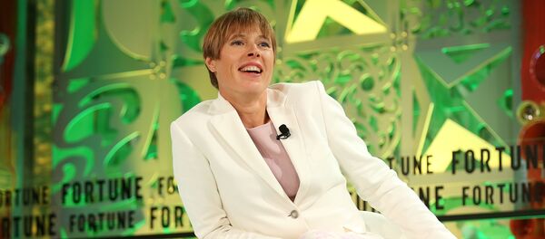 Президент Эстонии Керсти Кальюлайд, архивное фото - Sputnik Литва