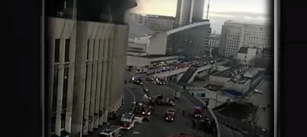 Paskelbtas gaisro sporto komplekse Olympijskij vaizdo įrašas - Sputnik Lietuva