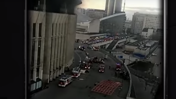 Paskelbtas gaisro sporto komplekse Olympijskij vaizdo įrašas - Sputnik Lietuva