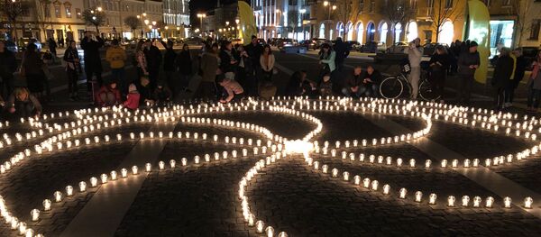 Акция Час Земли в Вильнюсе Акция Час Земли в Вильнюсе - Sputnik Литва