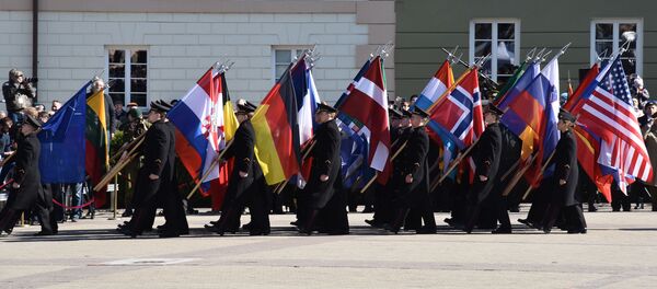 Праздничная церемония, посвященная 15-летию вступления Литвы в блок НАТО - Sputnik Литва