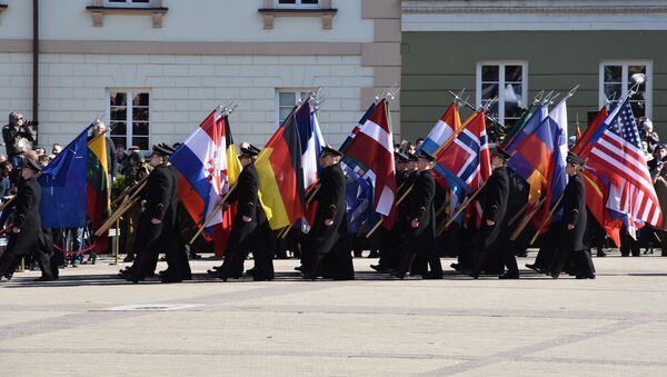  Праздничная церемония, посвященная 15-летию вступления Литвы в блок НАТО - Sputnik Литва