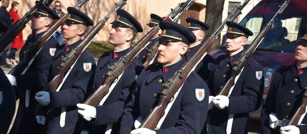  Праздничная церемония, посвященная 15-летию вступления Литвы в блок НАТО, архивное фото - Sputnik Литва