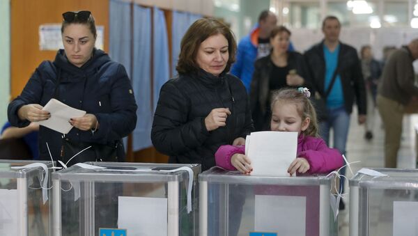 Выборы президента Украины: голосование в Киеве, архивное фото - Sputnik Литва