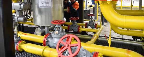 Газодобывающее предприятие компании Укргаздобыча в Стрыйском районе Львовской области, архивное фото - Sputnik Литва