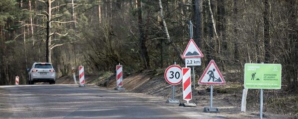 Kelio remontas Vilniuje Kelio remontas Vilniuje - Sputnik Lietuva