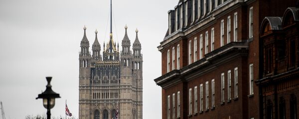 Башня Виктории Вестминстерского дворца (парламент) в Лондоне, архивное фото Башня Виктории Вестминстерского дворца (парламент) в Лондоне, архивное фото - Sputnik Lietuva