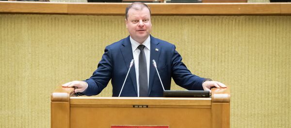 Премьер-министр Литвы Саулюс Сквернялис, архивное фото - Sputnik Литва