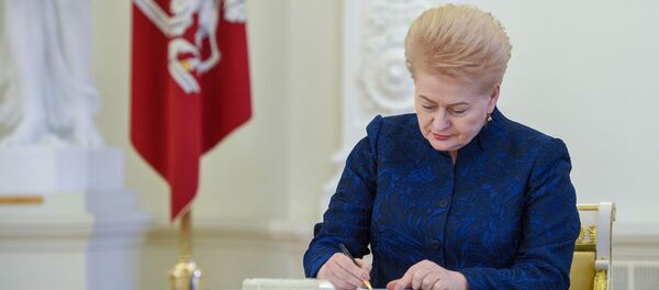 Президент Литвы Даля Грибаускайте, архивное фото - Sputnik Литва