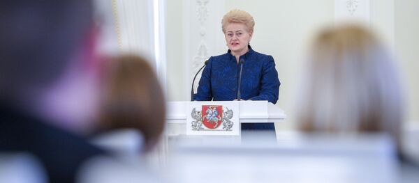 Президент Литвы Даля Грибаускайте, архивное фото - Sputnik Литва