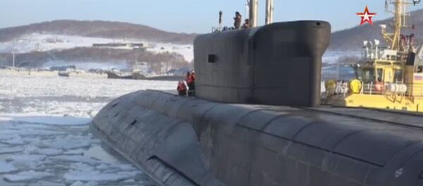 Торпедная дуэль: атомные субмарины Тихоокеанского флота сразились на Камчатке Торпедная дуэль: атомные субмарины Тихоокеанского флота сразились на Камчатке - Sputnik Lietuva