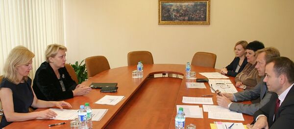 Встреча Будбергите с главами институтов европейского финансирования - Sputnik Литва