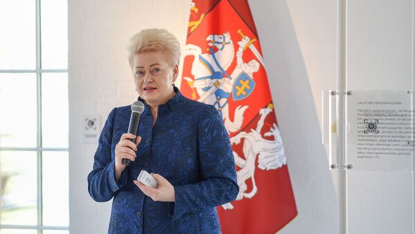 Президент Литвы Даля Грибаускайте, архивное фото - Sputnik Литва