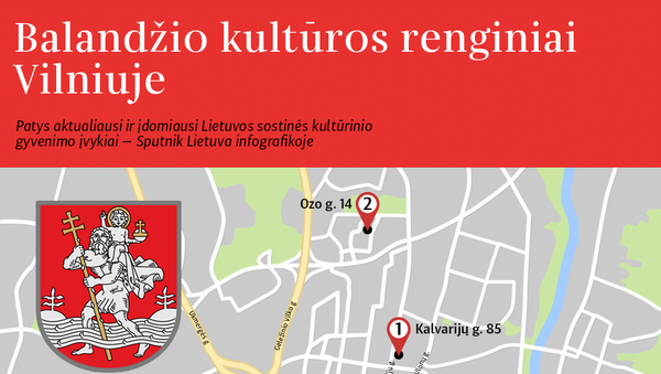 Balandžio kultūros renginiai Vilniuje - Sputnik Lietuva