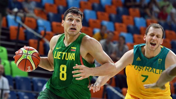 Форвард сборной Литвы по баскетболу Йонас Мачюлис - Sputnik Литва