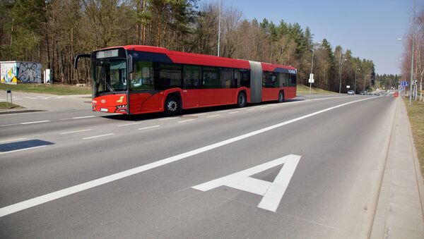 Полоса для движения общественного транспорта - Sputnik Lietuva