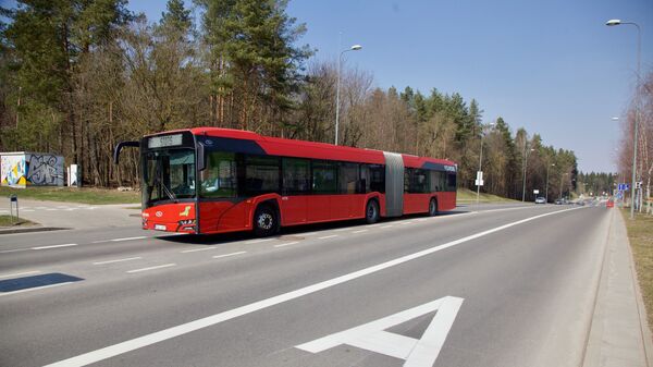 Полоса для движения общественного транспорта - Sputnik Литва