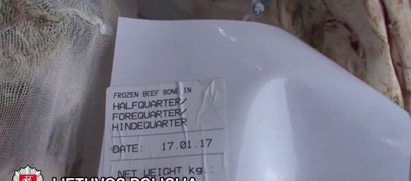 Полиция Клайпеды нашла неправильное мясо из Украины - Sputnik Литва