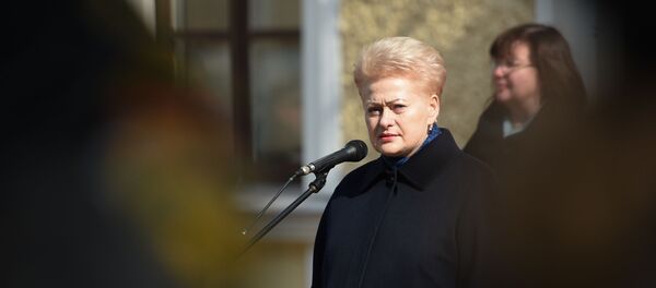 Президент Литвы Даля Грибаускайте, архивное фото - Sputnik Литва