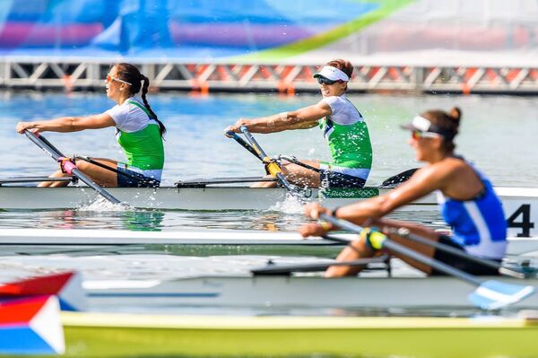 Литовские гребчихи Milda Valciukaite и Donata Vištartaitė на Олимпийских играх - Sputnik Lietuva
