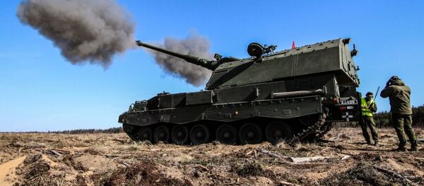 Pratybos Generolo Silvestro Žukausko poligone Pabradėje Pratybos Generolo Silvestro Žukausko poligone Pabradėje - Sputnik Lietuva