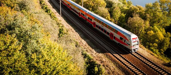 Поезд литовской железной дороги, архивное фото - Sputnik Литва