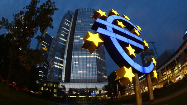 Центральный европейский банк во Франкфурте, архивное фото - Sputnik Литва