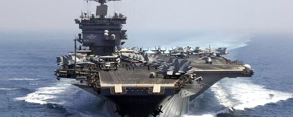 Авианосец США, архивное фото Авианосец США, архивное фото - Sputnik Lietuva