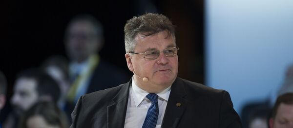 Глава МИД Литвы Линас Линкявичюс, архивное фото - Sputnik Литва