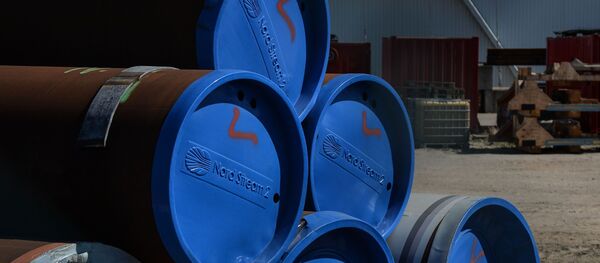 Строительство газопровода Северный поток-2 в Германии, архивное фото - Sputnik Литва