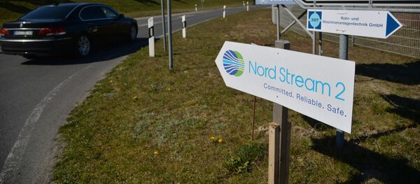 Строительство газопровода Северный поток-2 в Германии, архивное фото Строительство газопровода Северный поток-2 в Германии, архивное фото - Sputnik Lietuva