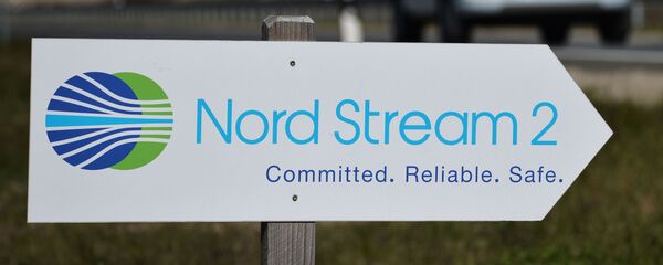 Строительство газопровода Северный поток-2 в Германии, архивное фото Строительство газопровода Северный поток-2 в Германии, архивное фото - Sputnik Lietuva