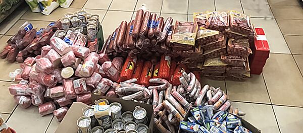 Санкционные продукты из Литвы, Польши и Германии в Калининграде - Sputnik Литва