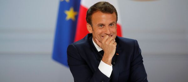 Президент Франции Эммануэль Макрон, архивное фото Президент Франции Эммануэль Макрон, архивное фото - Sputnik Литва