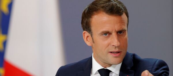 Prancūzijos prezidentas Emanuelis Makronas  - Sputnik Lietuva