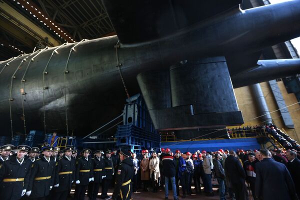 Немецкие СМИ испугались новейшей российской подлодки Немецкие СМИ испугались новейшей российской подлодки - Sputnik Литва