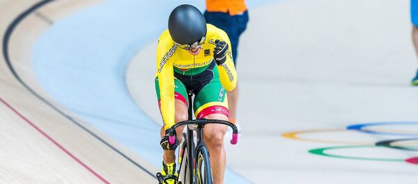 Велосипедистка Симона Крупецкайте из Литвы во время Олимпийских игр в Рио - Sputnik Литва