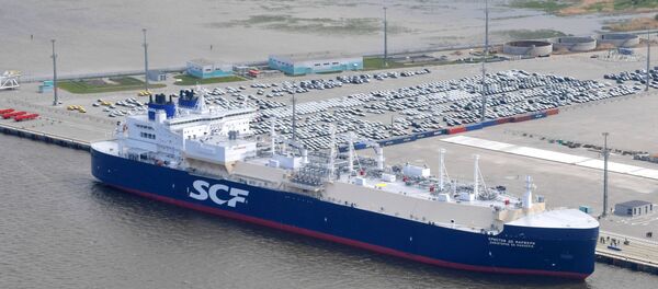 Арктический танкер-газовоз Кристоф де Маржери (ледового класса Arc7), архивное фото - Sputnik Литва