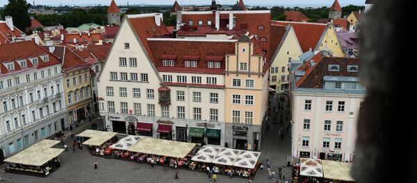 Ратушная площадь в Таллине, архивное фото - Sputnik Литва