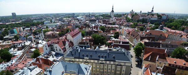 Таллин — вид на Старый город, архивное фото - Sputnik Литва