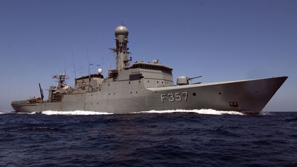Фрегат ВМС Дании Тетис, архивное фото - Sputnik Lietuva