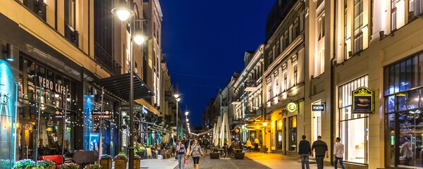 Вечерний Вильнюс, архивное фото Вечерний Вильнюс, архивное фото - Sputnik Литва